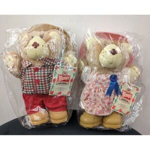 Wendy's Furskin 1986 Hattie &‎ Boone 7" Plush With Tags In Bag